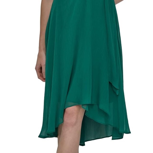 DKNY Faux Wrap Midi Dress - Picture 2 of 11